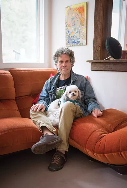 Steve Rubin, director of the Hudson Valley Jazz Festival at Milkweed in Sugar Loaf. - CHRISTINE ASHBURN