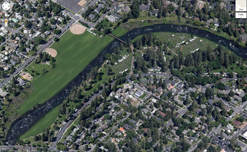 A more narrow channel means deeper, faster, colder water. Better for river health and better for the community. A more narrow channel means deeper, faster, colder water. Better for river health and better for the community.