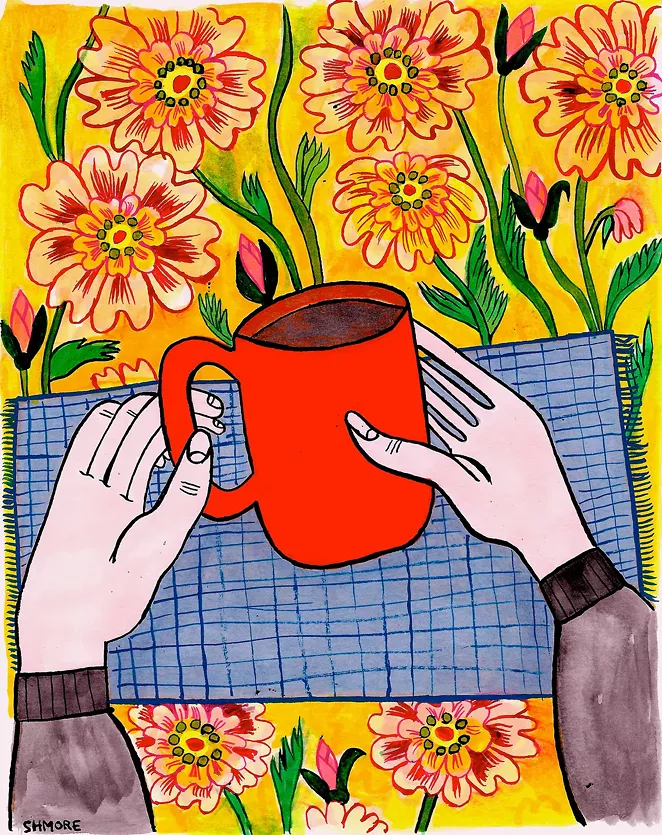 New work from Sarah Helen More at Townshend's Tea House debuts during First Friday. - SARAH HELEN MORE