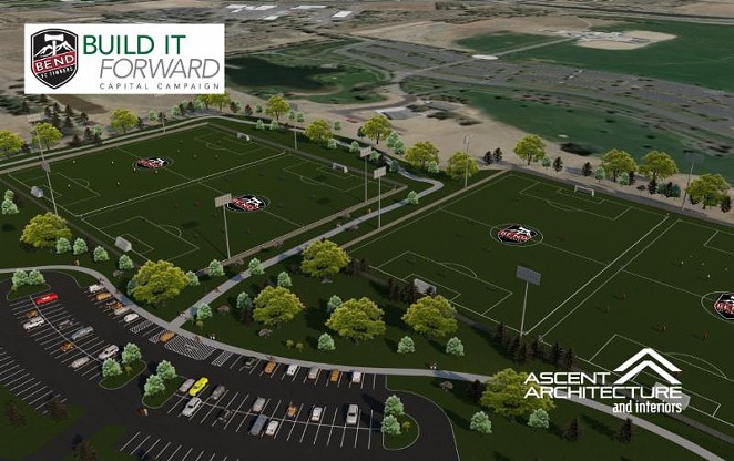 A glimpse of what the BFCT Complex could one day look like. - BEND FC TIMBERS
