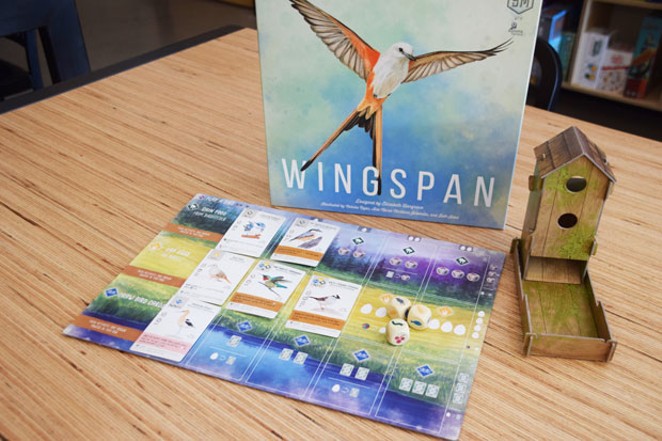 Brian Evans says groups of birders have flocked in to play "Wingspan." - ISAAC BIEHL