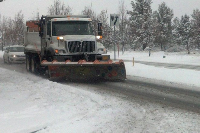 The City of Bend funded two additional seasonal staff this year to help with snow removal. - COURTESY CITY OF BEND
