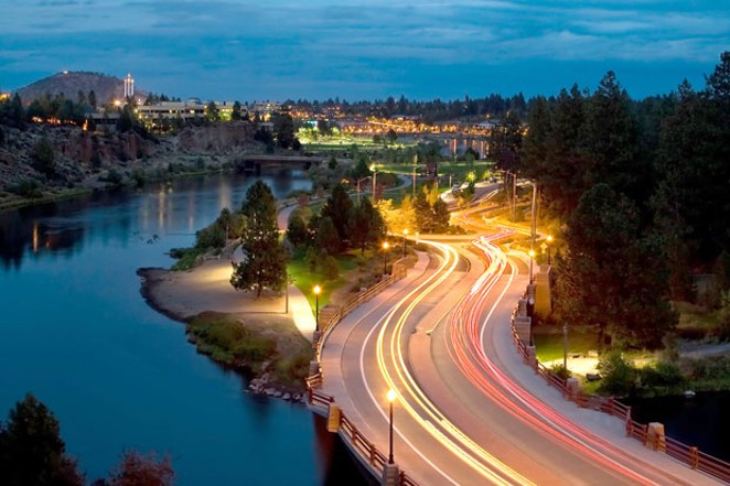 Drive, walk, bike, (or paddle!) east along the Deschutes River past Farewell Bend, the turn in the river for which the city was named. - COURTESY CITY OF BEND