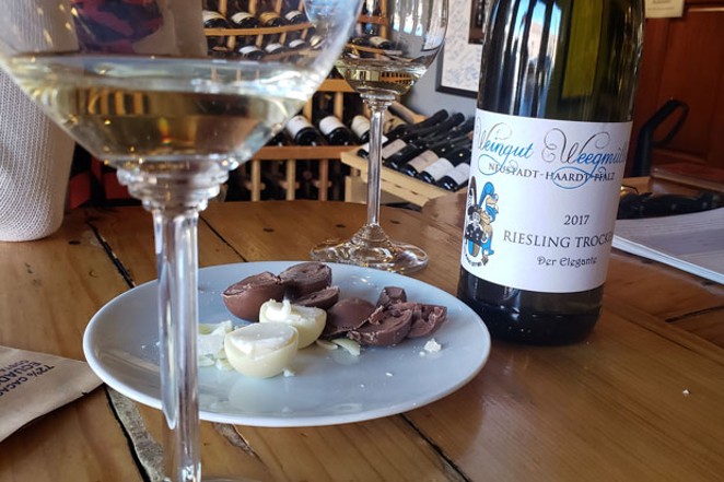 Nothing says love like local wine paired with local chocolates. - CAYLA CLARK