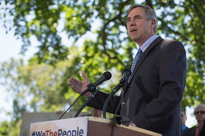 Oregon U.S. Senator Jeff Merkley talked to the Source Weekly and other reporters Wednesday from Washington, D.C., explaining the details of the Coronavirus Aid, Relief, and Economic Security Act, which should pass through Congress within days. - WIKIMEDIA