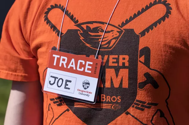 A member of the field staff for OSU's TRACE-COVID-19 study. - OREGON STATE UNIVERSITY