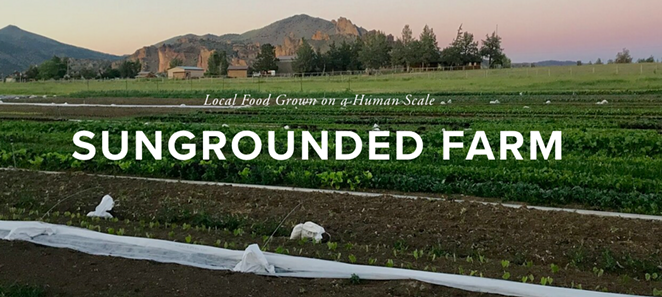 Sungrounded Farm near Smith Rocks State Park in Terrebonne was started two years ago by Ashley Petersen and Caleb Thompson. - SUNGROUNDED FARM