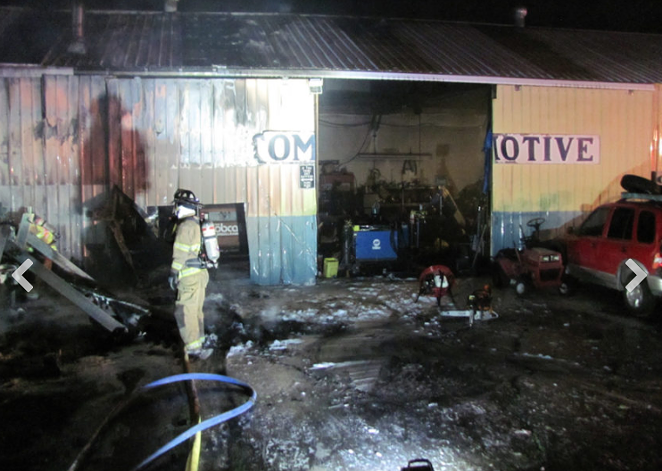 A fire at High Lakes Towing and Recovery in La Pine did extensive damage, but no one was injured... not even a (potentially) imaginary cat. - LA PINE RURAL FIRE DISTRICT