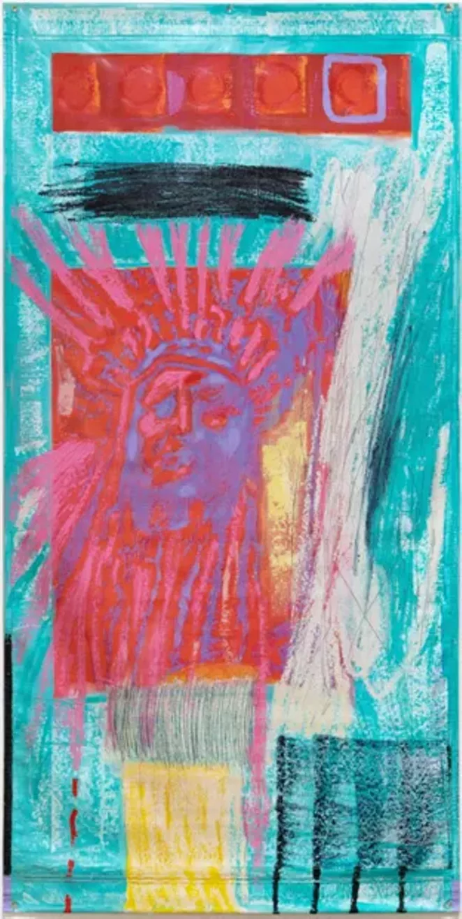 Works from Ka'ila Farrell-Smith are currently on display at the Liberty Theater. - COURTESY SCALEHOUSE