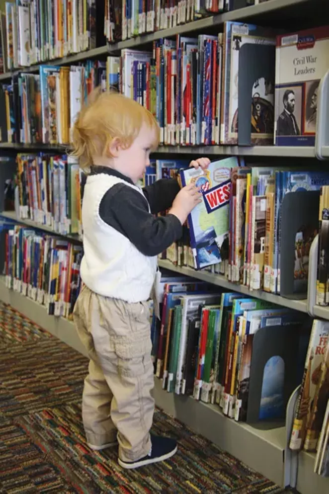 Everyone loves to choose a book of their own. - COURTESY DESCHUTES PUBLIC LIBRARY