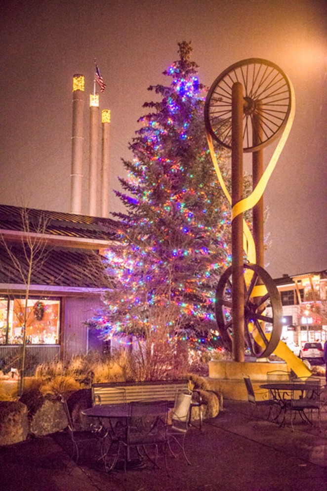 Seeking some holiday feels? Soon the Tree of Joy will illuminate the Old Mill. - COURTESY OLD MILL DISTRICT