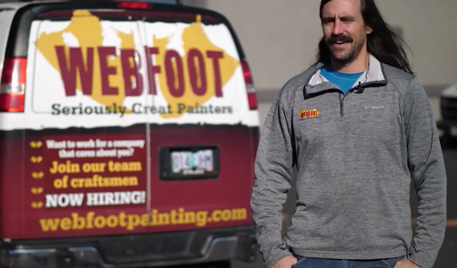 Webfoot Painting is among the Bend area businesses sharing their story in the first episode of "Stories of Resilience." - BEND CHAMBER/SCREENSHOT