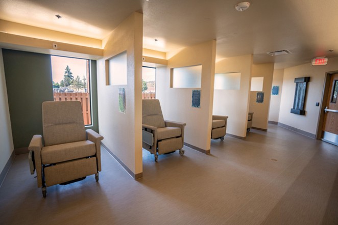 This is the Deschutes County Stabilization Center respite room, where people can receive short-term &#10;mental health care. - COURTESY DESCHUTES COUNTY STABILIZATION CENTER