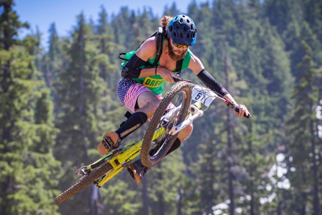 Who needs skis? Fly down and around the mountain on your bike this summer with two racing events. - COURTESY MT. BACHELOR