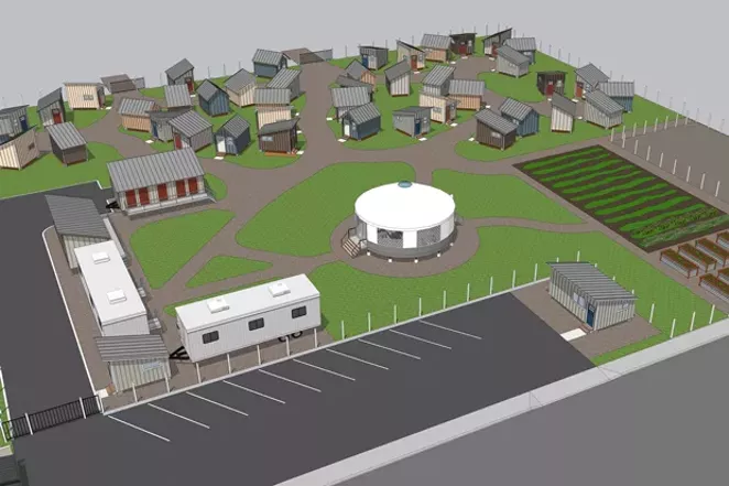 Out Of The Junipers, a Proposed New Camp for the Unhoused