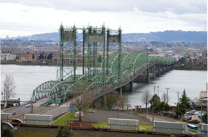 A bridge connecting Portland to Vancouver, Washington on Interstate 5 was widely discussed among legislators and the two states departments of transportation for years with no results. With a surge of money for bridges in the Infrastructure Investment and Jobs Act something like it may be back on the table. - COURTESY OF OREGON SECRETARY OF STATE'S OFFICE