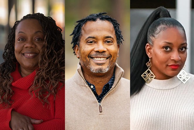 Erika McCalpine, Marcus LeGrand, Ovietta Ruffin and Terrance Harris will speak on the Black experience in Oregon during the Feb. 24 online event. - COURTESY LOVE YOUR NEIGHBOR