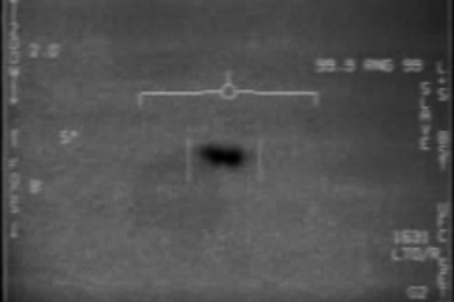 The Pentagon released a video of a flying object it couldn’t explain to the public, after it was leaked to and released by Blink-182 frontman Tom DeLonge.  Navy pilots encountered the object in 2015. - COURTESY OF THE UNITED STATES STATE DEPARTMENT