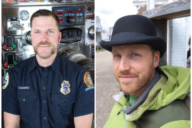 Twin brothers Daniel, left, and Mark Harro, died in airplane crash Aug. 15. - PHOTOS COURTESY BEND FIRE & RESCUE