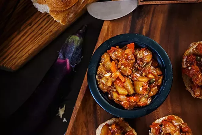 Eggplant Caponata Tapa