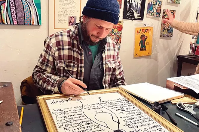 Book-Themed Art Gallery Inspires Creativity
