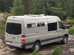 This sweet ride/home has plenty of interior sweet spots as well for those willing to live on wheels. - ACTION VAN