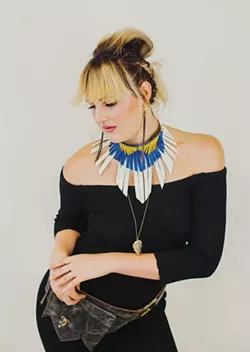 MICHELLE SIMMONS AT THE SUITCASE STUDIO