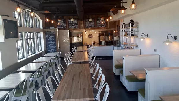 A flashy new interior - BEND PIZZA KITCHEN