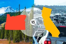OREGON MAY BE SLIGHTLY AHEAD OF THE REC WEED GAME. FOR NOW.