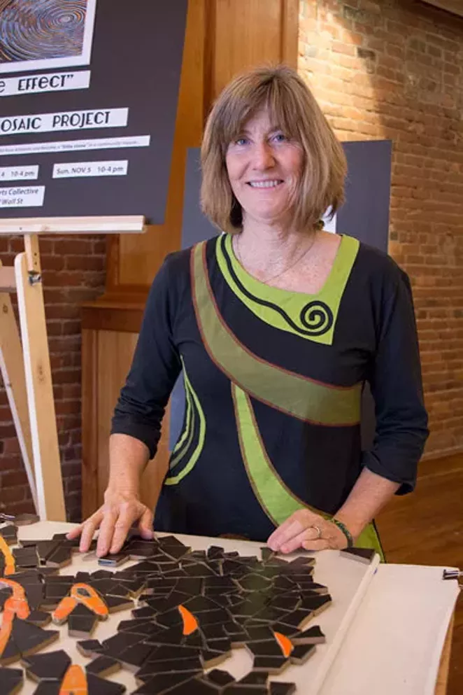 Local artist Rochelle Schueler of Wild Rose Artworks - KEELY DAMARA