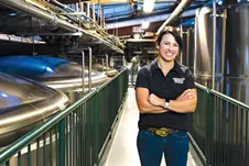 Deschutes Brewery Brewmaster, Veronica Vega is "proud to work for a company that invests so much in research." - ERIK ELLINGSON