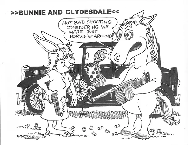 TGIF—Bunnie and Clydesdale