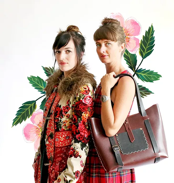 Artists Katie Daisy, left, and Sheila Dunn. - CYR PHOTOGRAPHIC