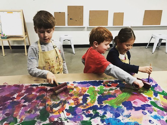 Take a night off while the kids enjoy Paint Night, Dec. 14. - SUBMITTED