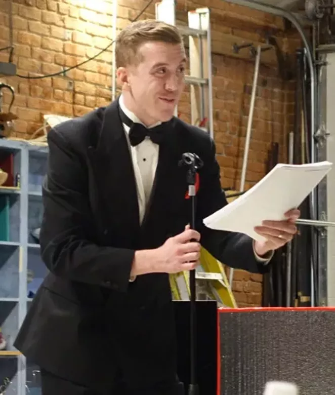 Craig Brauner plays radio host Sanford Cole. - ELIZABETH WARNIMONT
