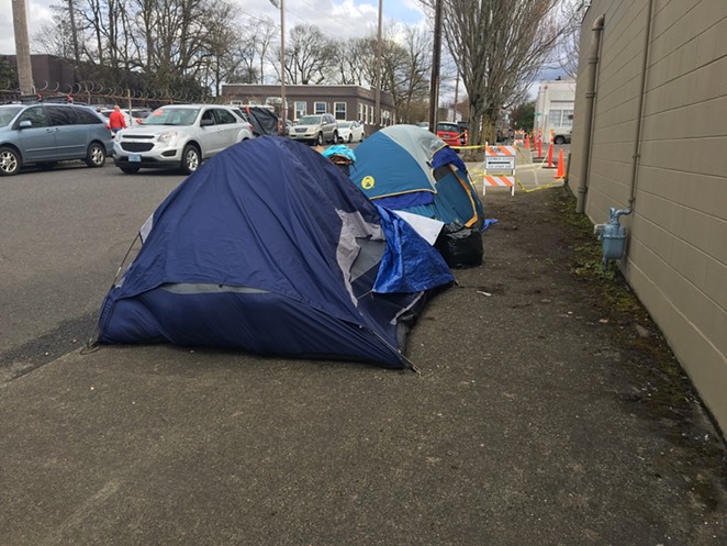 A homeless camp in Southeast Portland. - WIKIMEDIACOMMONS