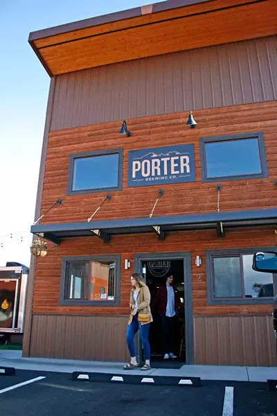 Porter Brewing, one of several drink spots in the new Jackpine Court. - KEELY DAMARA