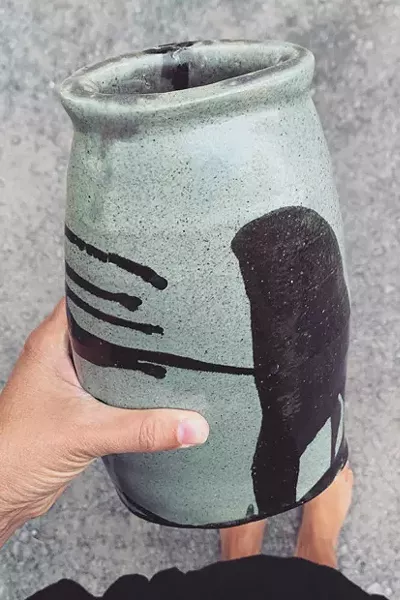 Vintage Pottery Wares & Leather - AUSTIN MONTREIL LEONARD