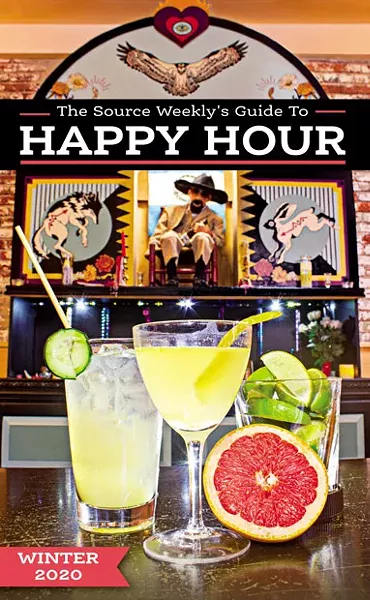 Get a look at those gorgeous cocktails! Just kidding… those are mocktails. A drinky trend this year involves booze-free - drinks that still let you sip with style—like the - ones featured on this Happy Hour Guide cover, from the mocktail menu at San Simon Bend. Check them out at 845 NW Tin Pan Alley in Bend. - DARRIS HURST