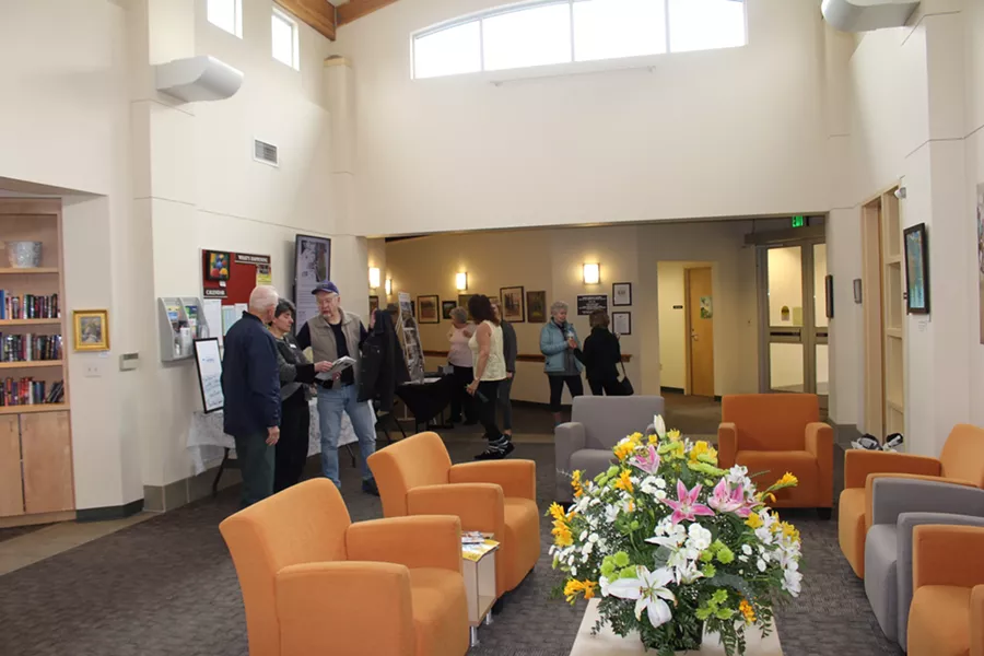 Bend Senior Center lobby. - BEND PARK AND RECREATION