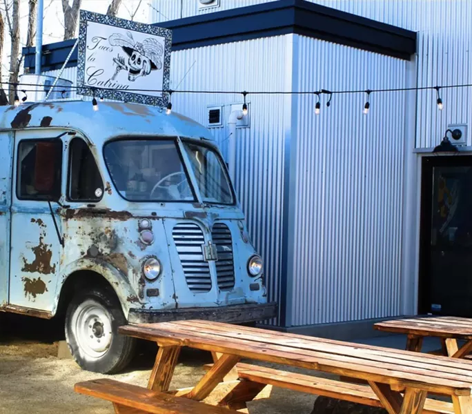 The newest resident of The Podski, Tacos la Catrina, opened on Feb. 28—17 days before the order banning dine-in food service was issued. - COURTESY TACOS LA CATRINA