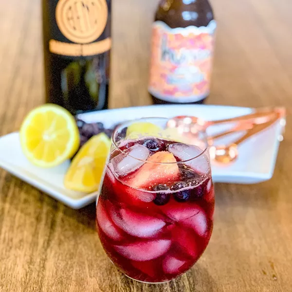 A quick "sangria" for these lovely spring days. - NANCY PATTERSON
