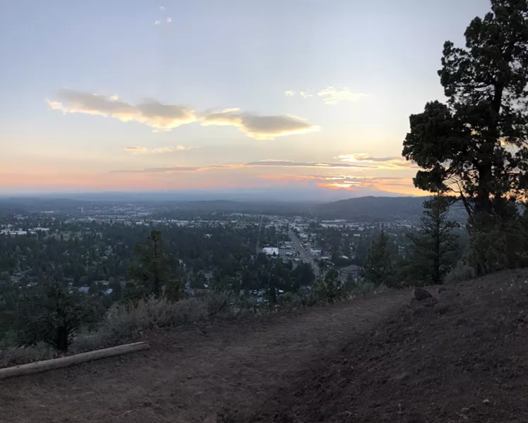 A snapshot of Bend on the way up Pilot Butte. - ISAAC BIEHL