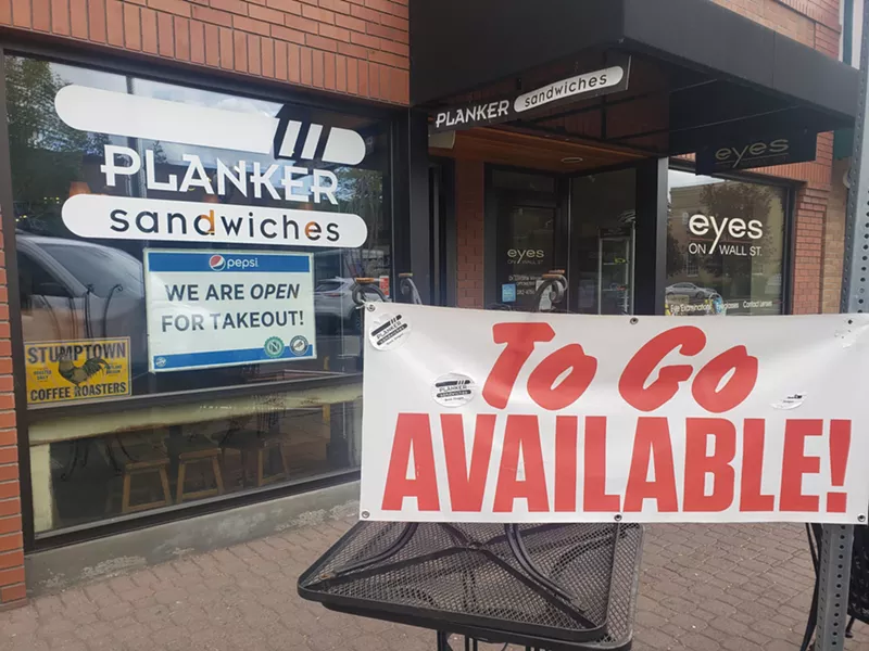 Being restricted to to-go and delivery hasn't hurt Planker Sandwiches too much, though the owner of the local restaurant is looking forward to reopening. - CAYLA CLARK