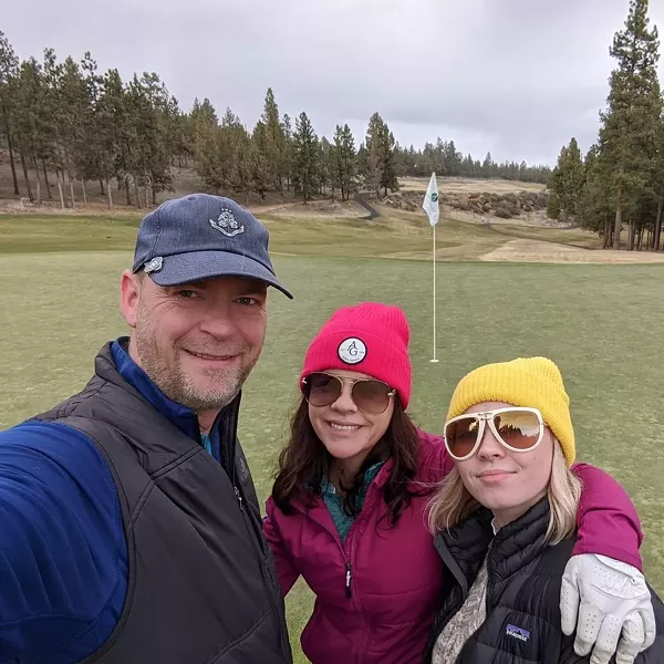 Jahn and her husband, Henrik, and daughter, Emily, spend a lot of their time in quarantine bonding outdoors. - MELINDA REES JAHN