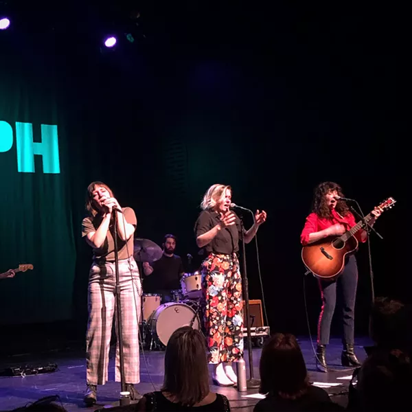 Joseph playing at the Tower Theatre on March 8, 2020. - ISAAC BIEHL
