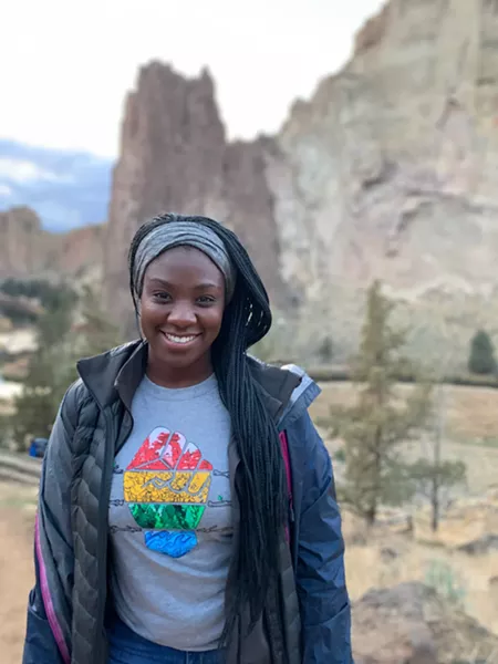 "I attended my first protest in light of George Floyd’s murder and all the other killings that have plagued us in this country. I experienced so many feelings of anger, sadness, hope, regret, and shame. Too many emotions to contain, but Wilderness was a friend. After that protest I retreated to her." - COURTESY JUDITH SADORA