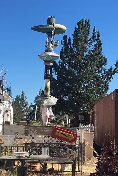 Friends of The Fun Farm hope to find a forever home for "Gene's Pole." - MICHAEL BAILEY