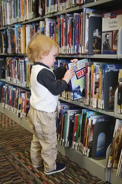 Everyone loves to choose a book of their own. - COURTESY DESCHUTES PUBLIC LIBRARY