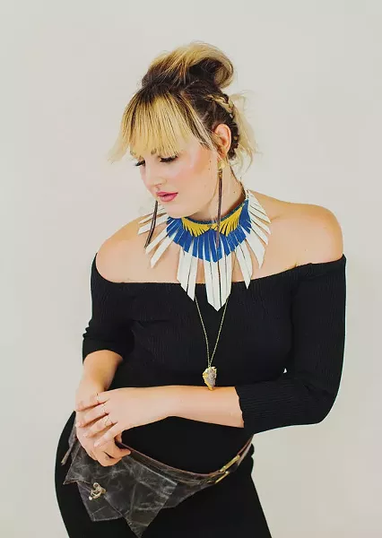 MICHELLE SIMMONS AT THE SUITCASE STUDIO